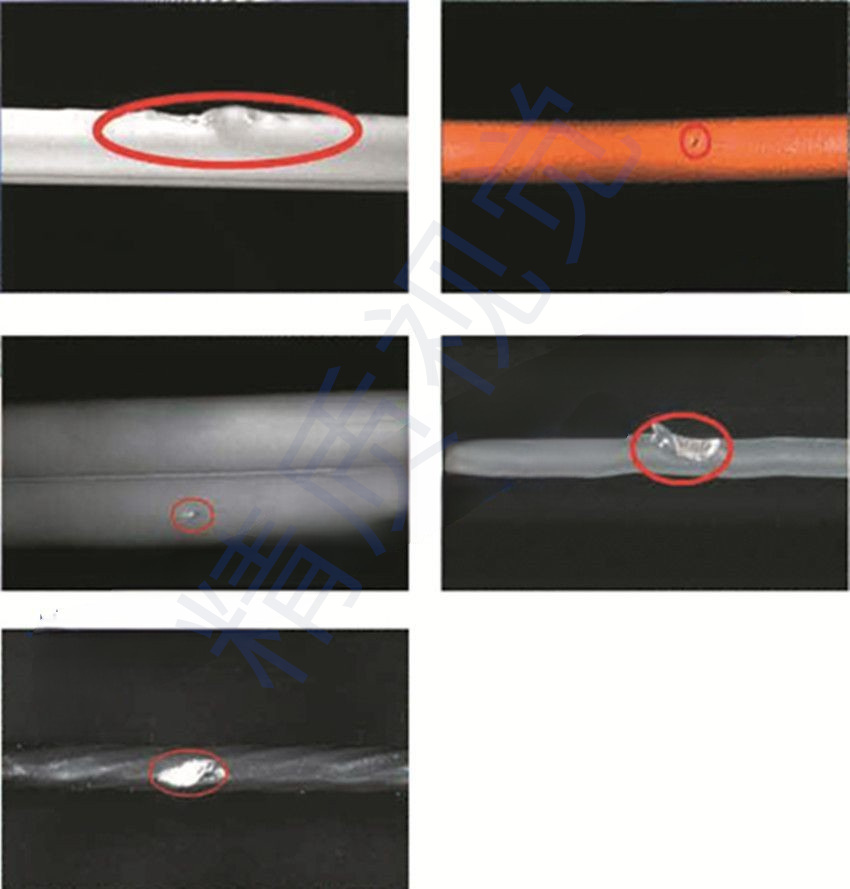 线缆护套表面瑕疵在线检测